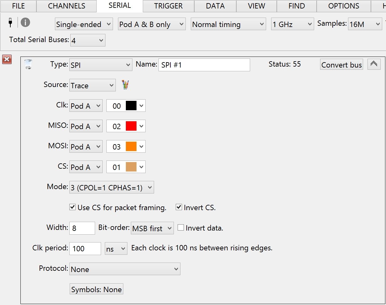 logic analyser setup